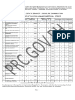 June 2019 Real Estate Broker Licensure Examination Performance of Schools in Alphabetical Order First Timers Repeaters