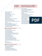 Courses - M.tech. (Water Resources Development)