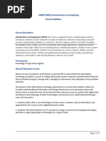 COMP20013 Intro to Computing