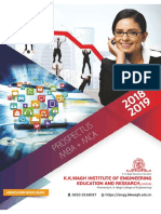 P.G. (MBA-MCA) Admission Brochure 2018-19