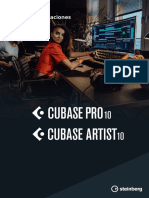 Cubase Pro Artist 10 Manual de Operaciones Es PDF