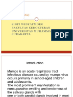 2019 DR - Sgiti WIdyatmoko, SP - PD Mumps (Parotitis)
