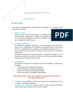 Políticas de Seguridad Ciudadana en El Perú