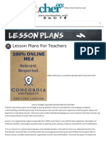 Lesson Plans For Teachers PDF