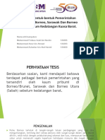 Huraikan Bentuk-Bentuk Pemerintahan Peribumi Di Borneo, Sarawak