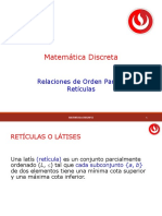 Relaciones de Orden Parcial y Retículas en Matemática Discreta