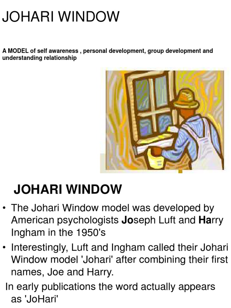 Johari Window: A Self-Development Tool | PDF | Career & Growth | Self ...