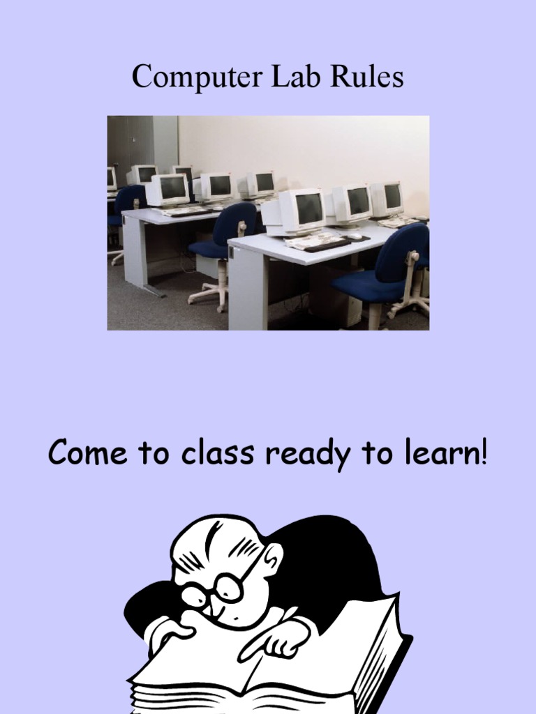 Computer Lab Behavior Guidelines | PDF | Computers