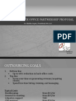 Accounting Back Office Partnership Proposal: Dr. Shobha Gupta - President - S3G, LLC