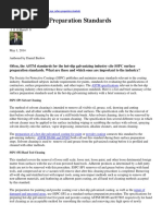 SSPC Surface Preparation Standards