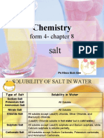 Chemistry: Form 4-Chapter 8
