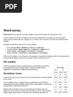 Word Stress - Teflpedia