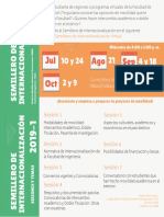 Semillero de Internacionalización Virtual 2019-1 