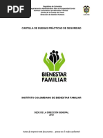 ICBF CartillaBuenasPracticasDeSeguridadSedeDirecciónGeneral PDF