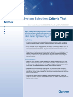 CBS Selection - Gartner PDF