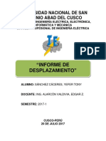 3.- Informe de Dezplazamiento