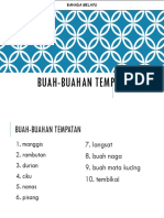 Buah Buahan Tempatan