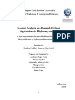 Content Analysis in International Relations