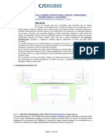 Memoria de Calculo Puente L 66 0 Mts Tres Tramos PDF