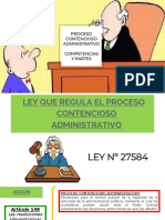 Proceso Contencioso Administrativo: Competencias y Partes