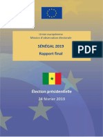 Senegal - Mission d'observation électorale de l'UE - Rapport final