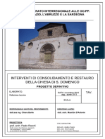 Interventi Di Consolidamento e Restauro Della Chiesa Di San Domenico A L-Aquila