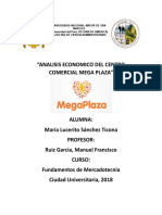 Analisis Economico Del Centro Comercial Mega Plaza