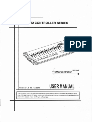 embrague Extracción viceversa User Manual - DMX 512 Controller Series - Luatek LK-384B | PDF