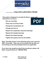 Sherco Setup and Lubrication Guide