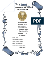 Informe Final de Topografia Uni