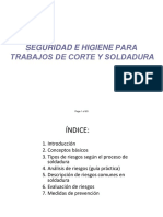 MAN Seguridad en Trabajo de Corte y Soldadura