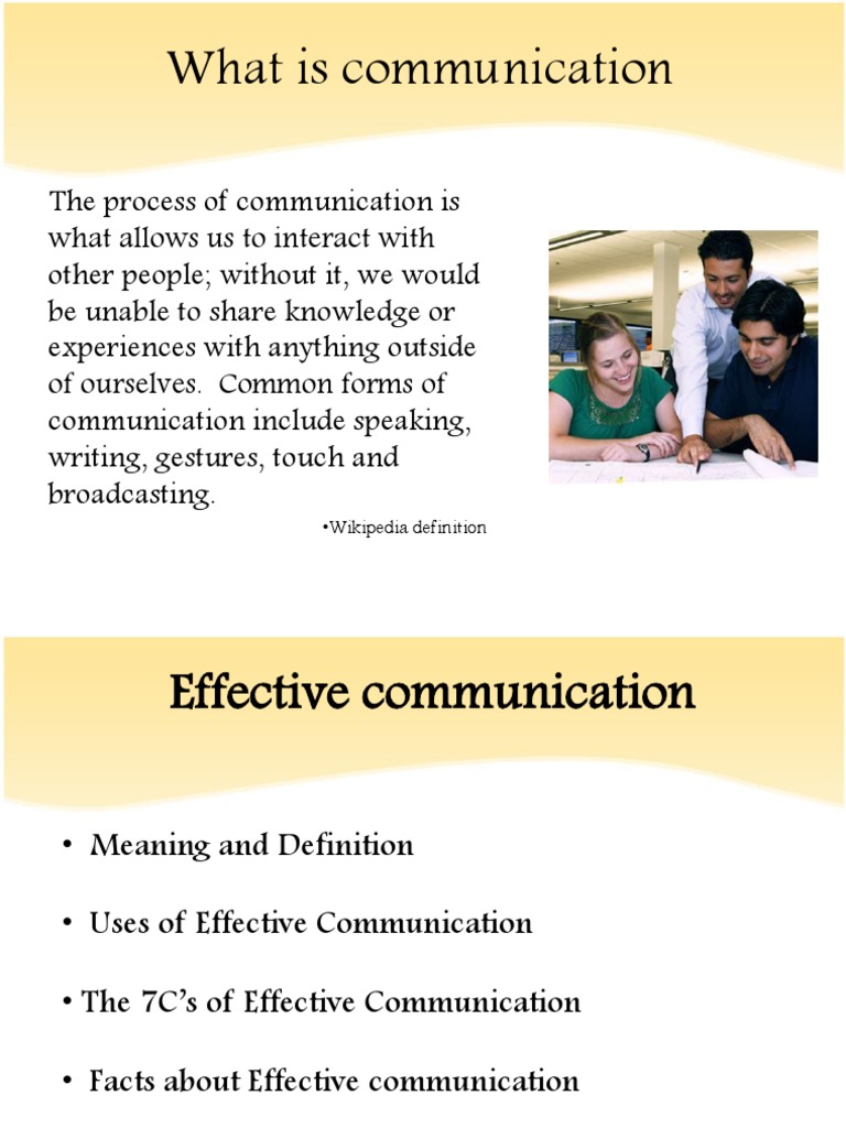 Understanding Effective Communication | PDF | Communication | Information