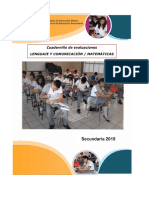 Cuadernillo Secundaria Ciclo Escolar 2018-2019