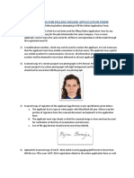 Instructions For Filling Online Application Form 2 PDF