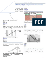 Questões Matemática Triângulos 9o