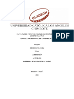 Facultad de Ciencias Contables, Financieras Y Administrativas Escuela Profesional de Contabilidad