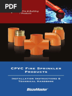 CPVC Fire Sprinkler Products: Installation Instructions & Technical Handbook