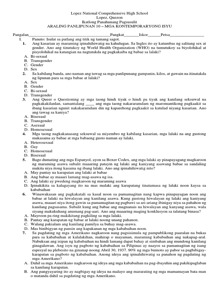 Ap 10 | PDF