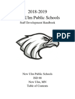 New Ulm Public Schools Staff Development Handbook