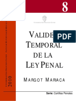 Validez Temporal de La Ley Penal PDF