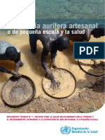 La Minería Artesanal, Riesgos de Salud PDF