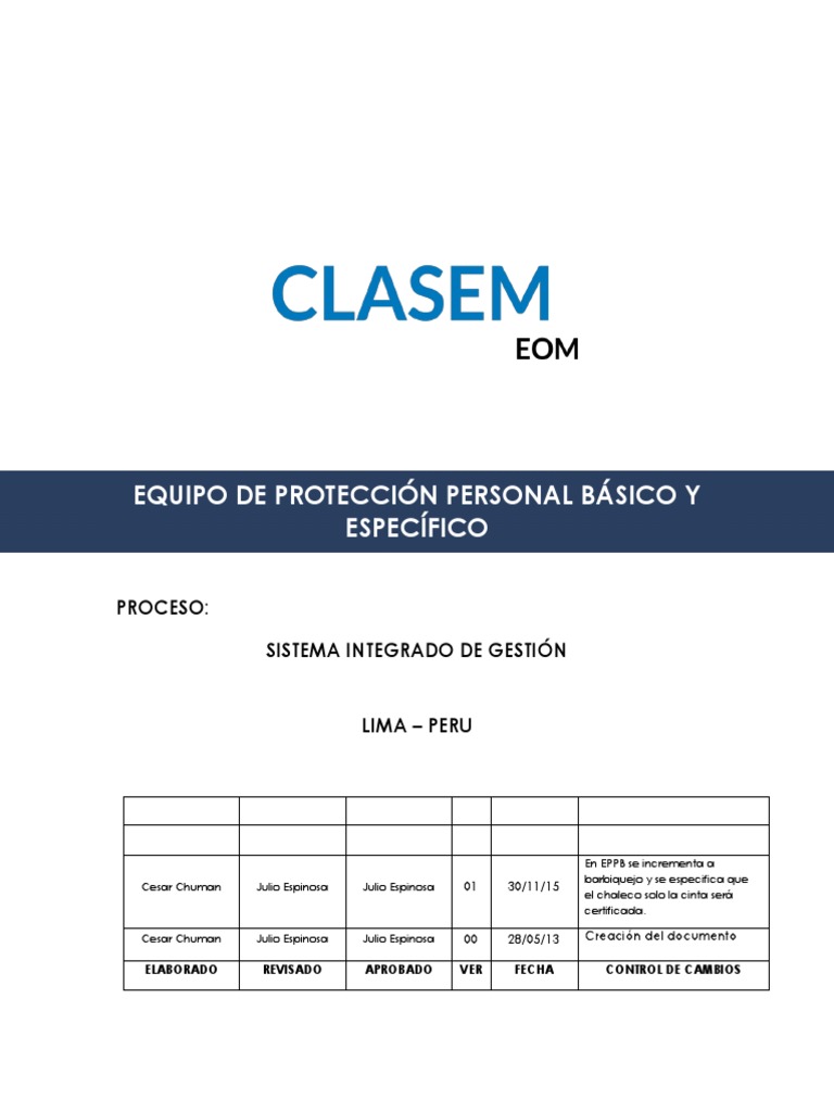 EPP Básico y Específico en Seguridad Laboral | PDF | Soldadura ...