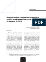 Reimaginando el contexto del congreso misionero de Panamá de 1916