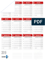 Calendrier 2019 