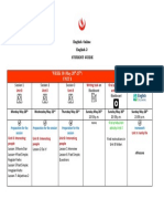 WEEK 10 (May 20 - 25) Unit 8: English Online English 2 Student Guide