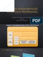 Deberes Fundamentales en La Ética Profesional