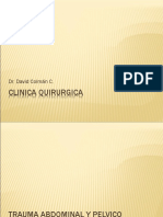 Trauma abdominal y pelvico: Guía clínica