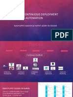 Devops - Continuous Deployment Automation: Run Puppet Master & Puppet Agent in Docker