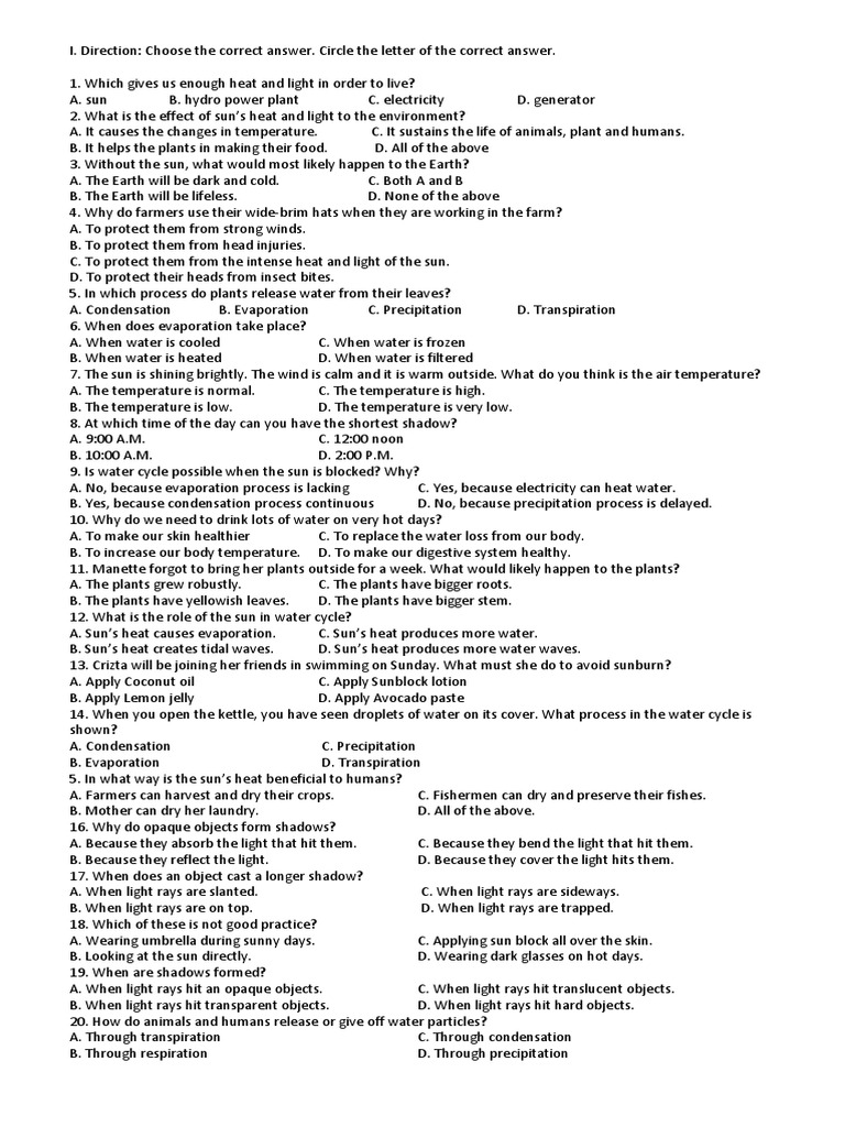 The Role of the Sun in Sustaining Life on Earth An Analysis of the