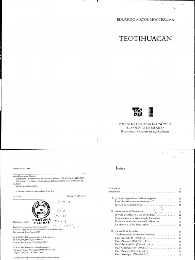 Matos Moctezuma Teotihuacan Pdf Pdf